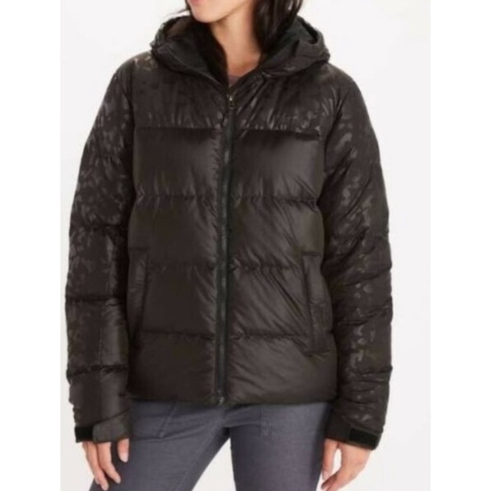 Marmot Black Down Puffer Jacket Size L